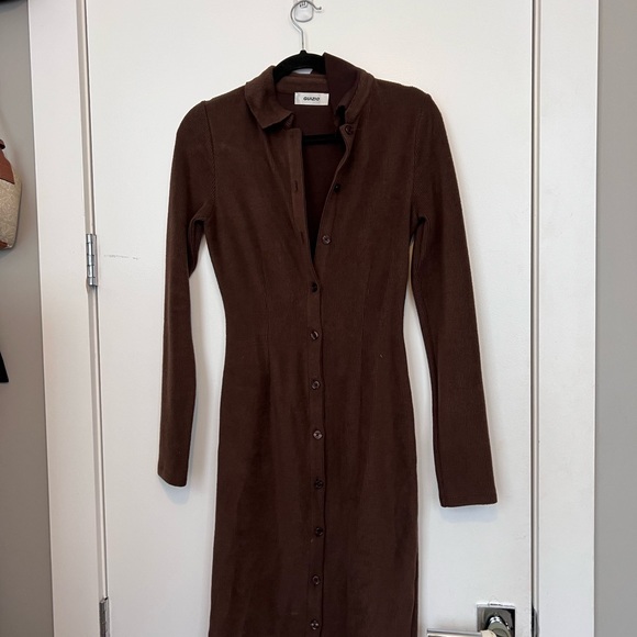 Danielle Guizio brown midi dress - Picture 2 of 7